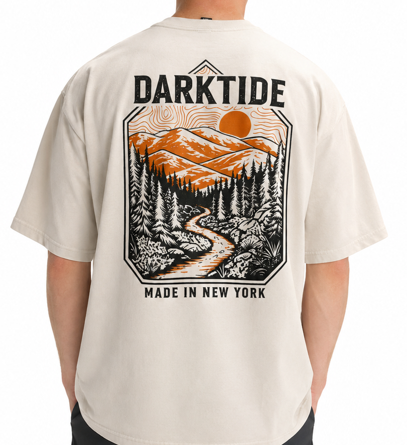 Oversized Heavy Mountain Tee
